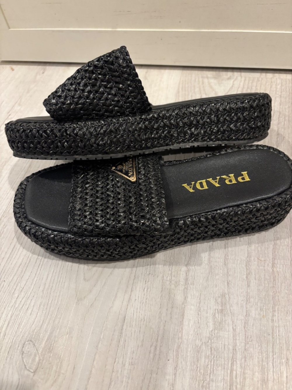 Prada crotchet flat form slides - Picture 4 of 4